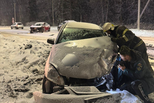 Водитель и пассажирка Cherry пострадали в ДТП на Нарве в Кингисеппском районе