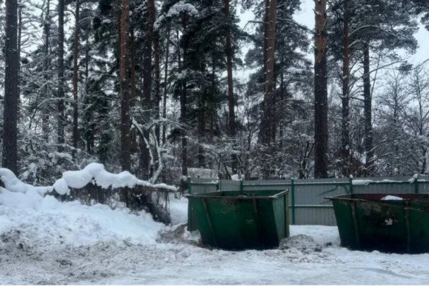 В Сосново разобрали мусор у контейнерных площадок