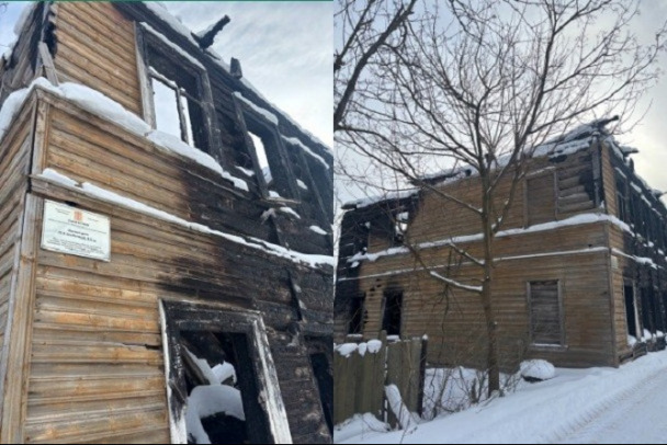 Сгоревший дом купца Шабанина продадут. Он был на карандаше у Бастрыкина