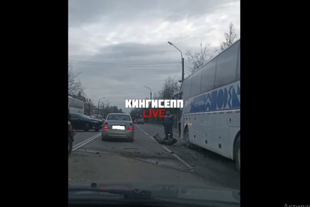Двое пострадали в массовом ДТП в Кингисеппе