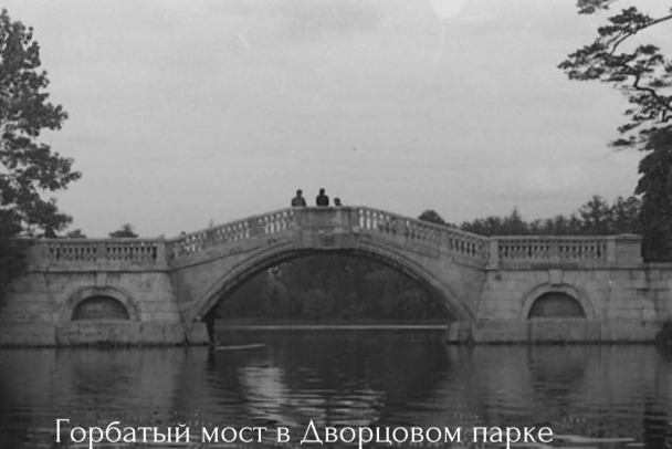 Горбатый мост в Дворцовом парке Гатчины выходит из реставрации