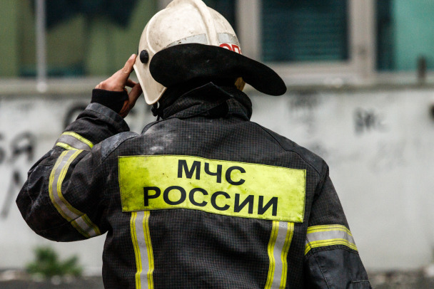 В поселке Вознесенье горел гараж