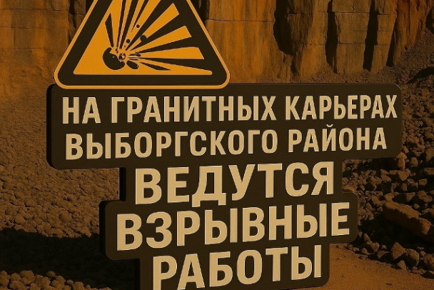 Взрывы прогремят в карьерах Выборгского района
