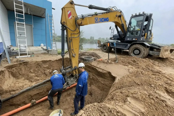 В Волхове начали строить основные объекты водоочистного комплекса