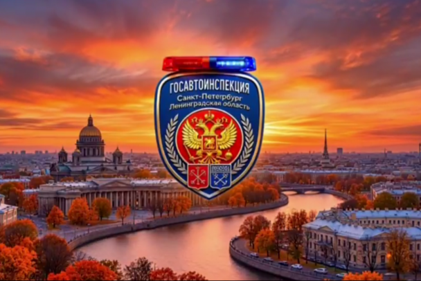 Водитель японского внедорожника пренебрег ПДД в Петербурге, за что получил нагоняй от инспекторов